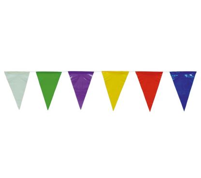 Girlanda vlajočiek farebné 50m