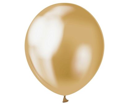 Saténové balóny zlaté 6ks 30cm