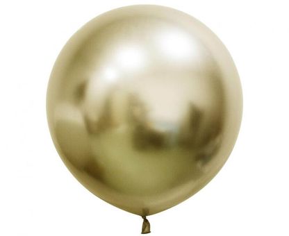 Guľatý balón zlatý saténový 60cm 2ks