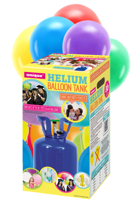 Héliová fľaša 30 + balóny