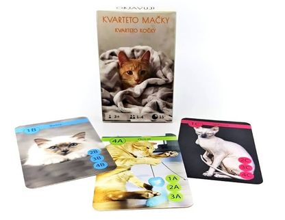 Karty Kvarteto Mačička 32 kariet