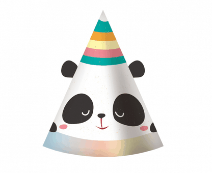 Party klobúčiky Panda Party 6ks