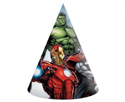 Party klobúčiky Avengers 6ks