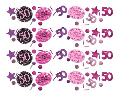 Konfety 50 Pink Diamonds 34g