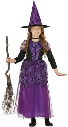 Kostým Fialová čarodejnica 10-12 rokov
