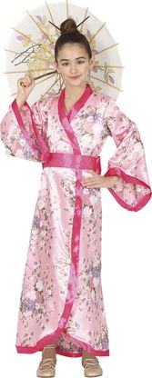 Kostým japonské kimono ružové 10-12 rokov