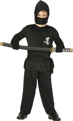 Kostým Ninja čierny 3-4 rokov