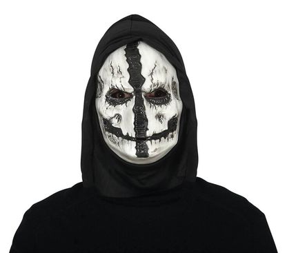 Maska Dead Man s kapucňou PVC