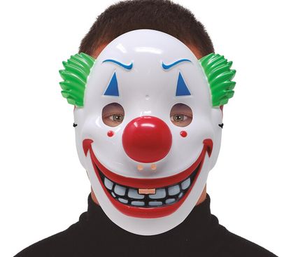 Maska Klauna so strašidelným úsmevom PVC