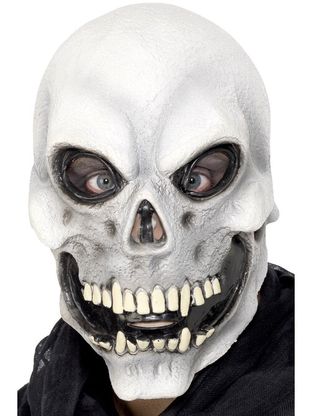 Maska Lebka biela latex