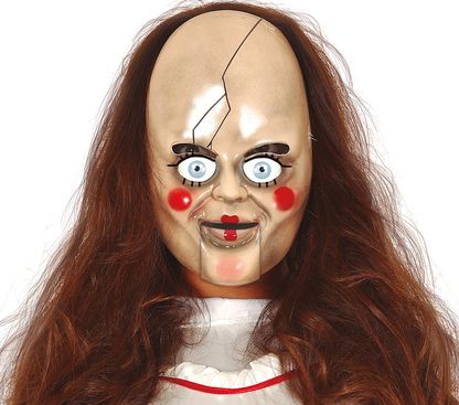 Maska Strašidelná bábika