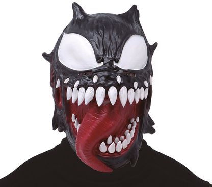 Maska Venom čierna latex
