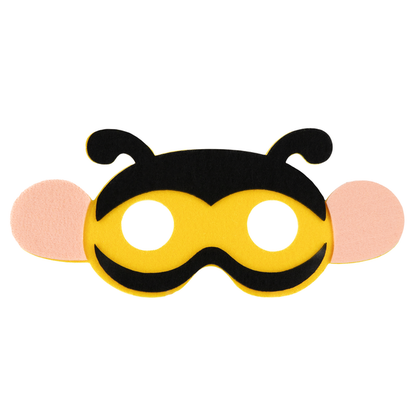 Maska Včielka filcová