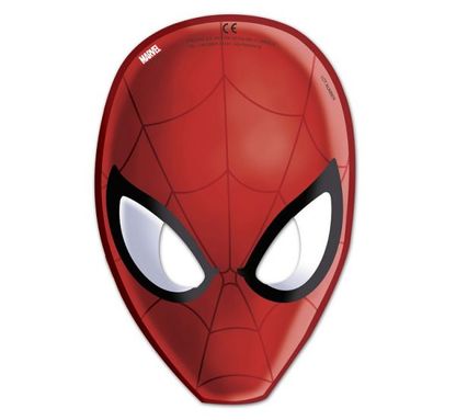 Masky Spiderman kartónové 6ks