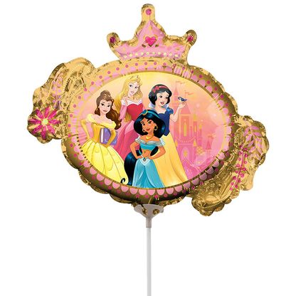 Mini fóliový balón Disney Princezné Korunka 36cm