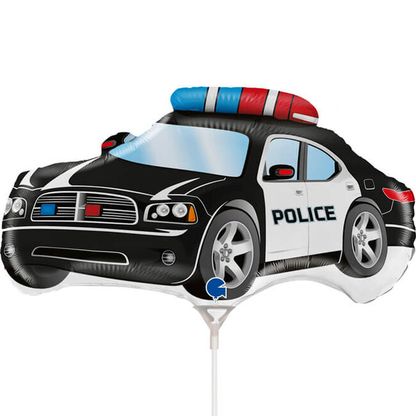Mini fóliový balón Policajné auto 36cm