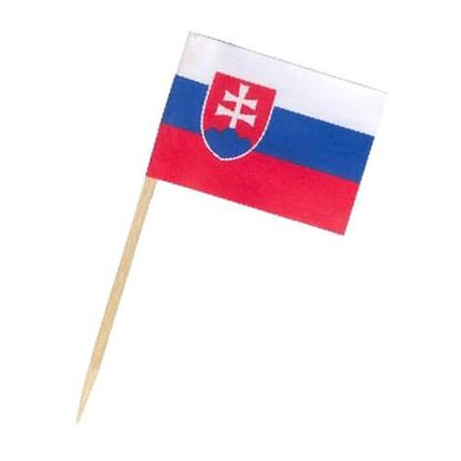 Napichovátka slovenská vlajka 50ks 7cm
