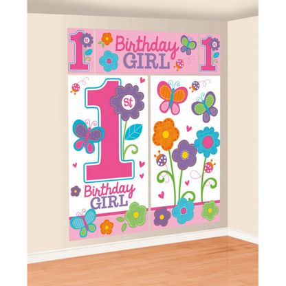 Tapety na stenu 1.narodeniny B-day Girl 165 x 182 cm