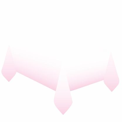 Papierový obrus bielo-ružový ombre 120x180cm