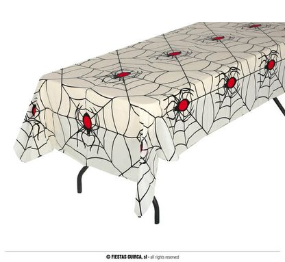 Plastový obrus Pavučina s pavúkmi 137x227cm