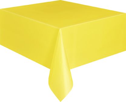Plastový obrus žltý 137x274cm