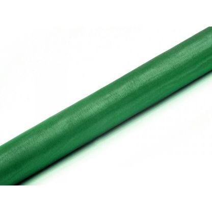 Organza smaragdovo zelená 0,36x9m