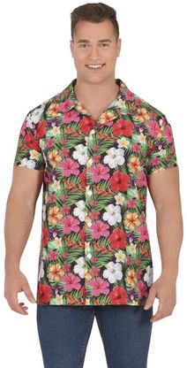 Pánska košeľa Havaj kvety L 52-54