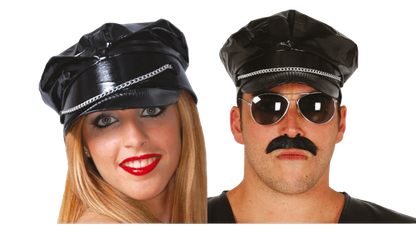 Policajná čiapka s retiazkou (unisex)