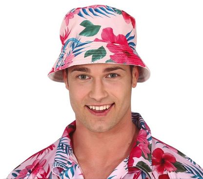 Pánsky klobúk bucket Havaj Flamingo