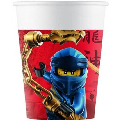 Papierové poháre Lego Ninjago 200ml 8ks