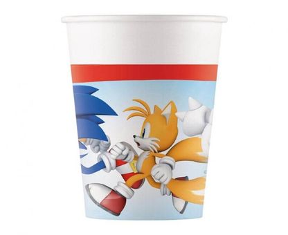 Papierové poháre Sonic 200ml 8ks