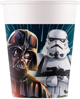 Papierové poháre Star Wars 200ml 8ks