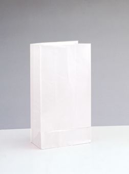 Papierové sáčky biela 25cm 12ks