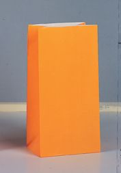 Papierové sáčky oranžové 25cm 12ks