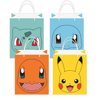 Darčeková taška Pokémon papierová 8ks 13x15cm