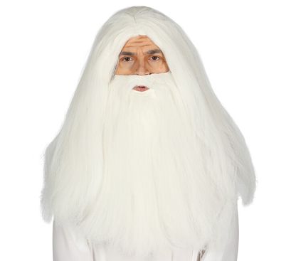 Parochňa Deduško biele vlasy+brada