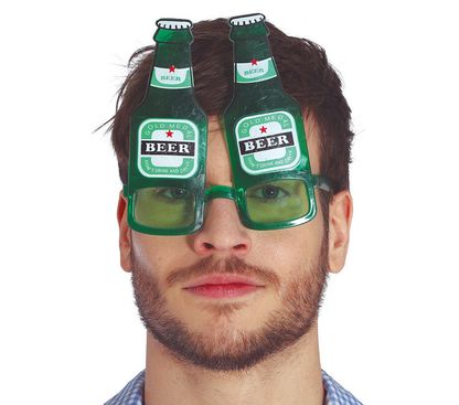 Párty okuliare Pivo zelené