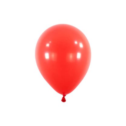 Pastelové balóny jablkovo červené 12cm 100ks