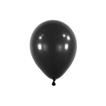 Pastelové balóny tmavo čierné 12cm 100ks