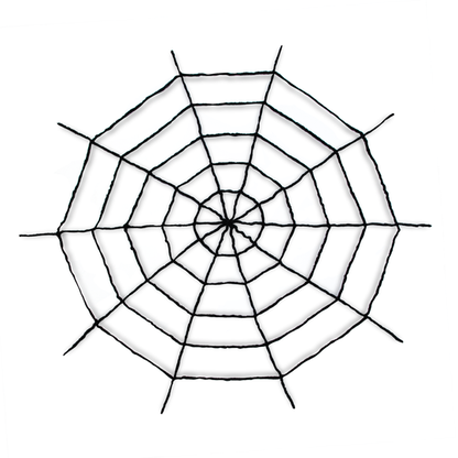 Pavučinová sieť veľká čierna 150cm