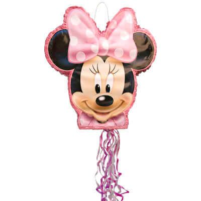 Piňata so stuhami Minnie Mouse 50x46cm
