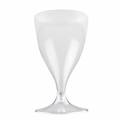 Plastové poháre na víno transparentné 10ks 200ml
