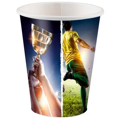 Papierové poháre Futbal 250ml 8ks