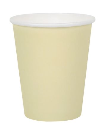 Papierové poháre krémové 270ml 10ks