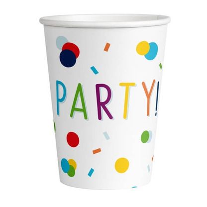 Papierové poháre Let´s Party 250ml 8ks