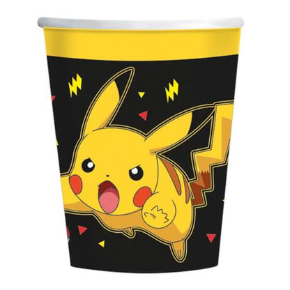 Papierové poháre Pokemon Pikachu 237ml 8ks