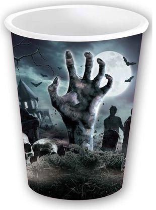 Papierové poháre Zombie Awakens 355ml 6ks