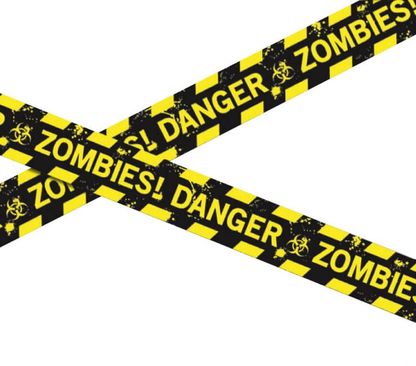 Policajná páska Danger Zombie 600cm