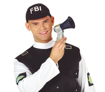 Policajný megafón so zvukovým efektom