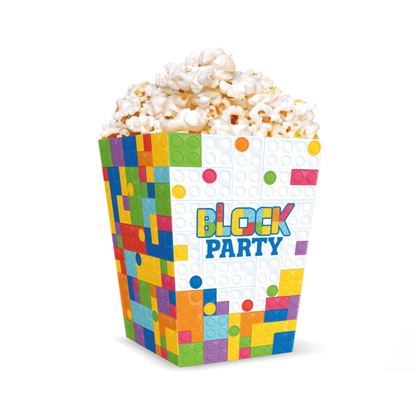 Popcornové krabice Lego 6ks 12,5x8,5cm